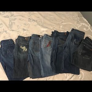 Lot of designer jeans!!!